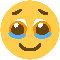 Face Holding Back Tears emoji on Twitter